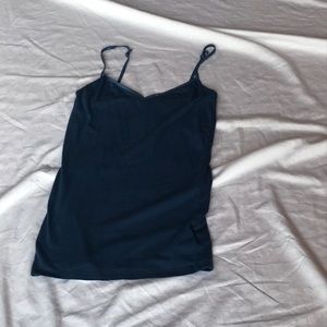 Navy blue v neck Aeropostale tank top